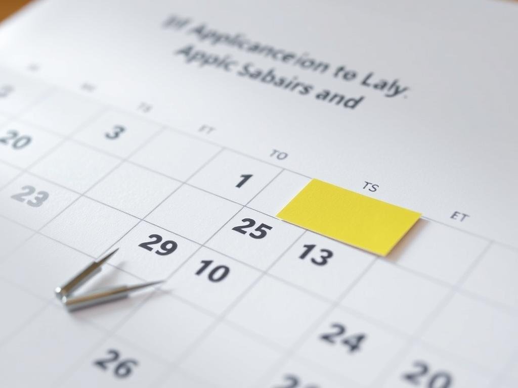 Calendar showing strategic timing for life insurance application for seniors 70-79