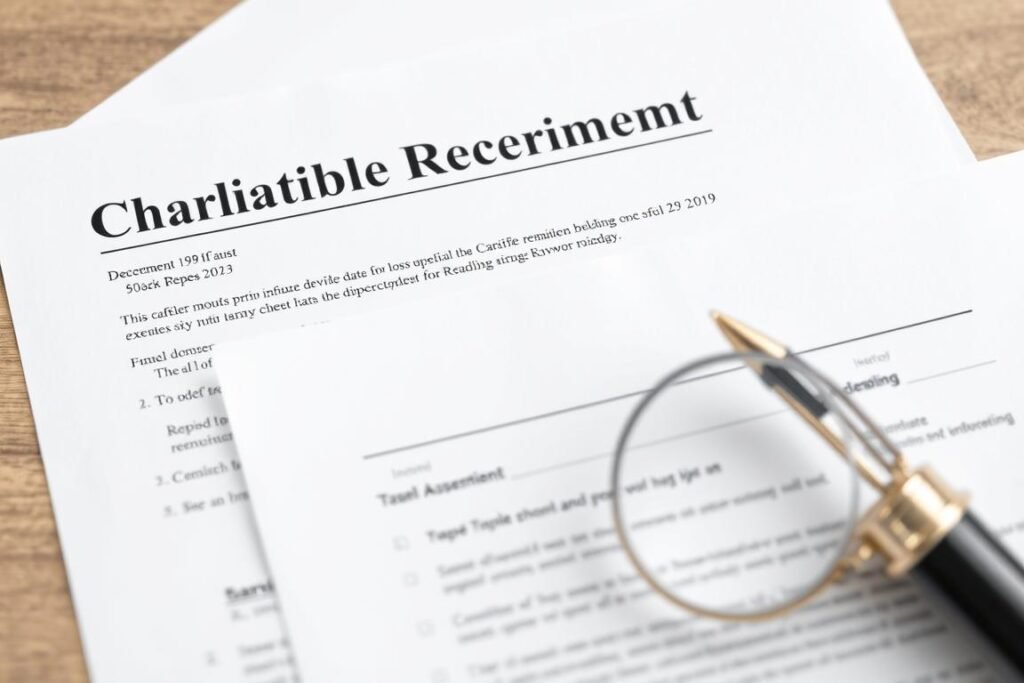 Charitable remainder trust documents for seniors as estate planning alternative