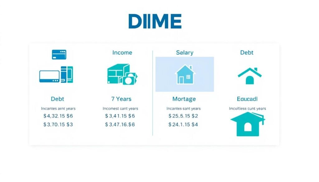 DIME method calculation for life insurance needs for 30-39 year olds DIME method calculation for life insurance needs for 30-39 year olds
