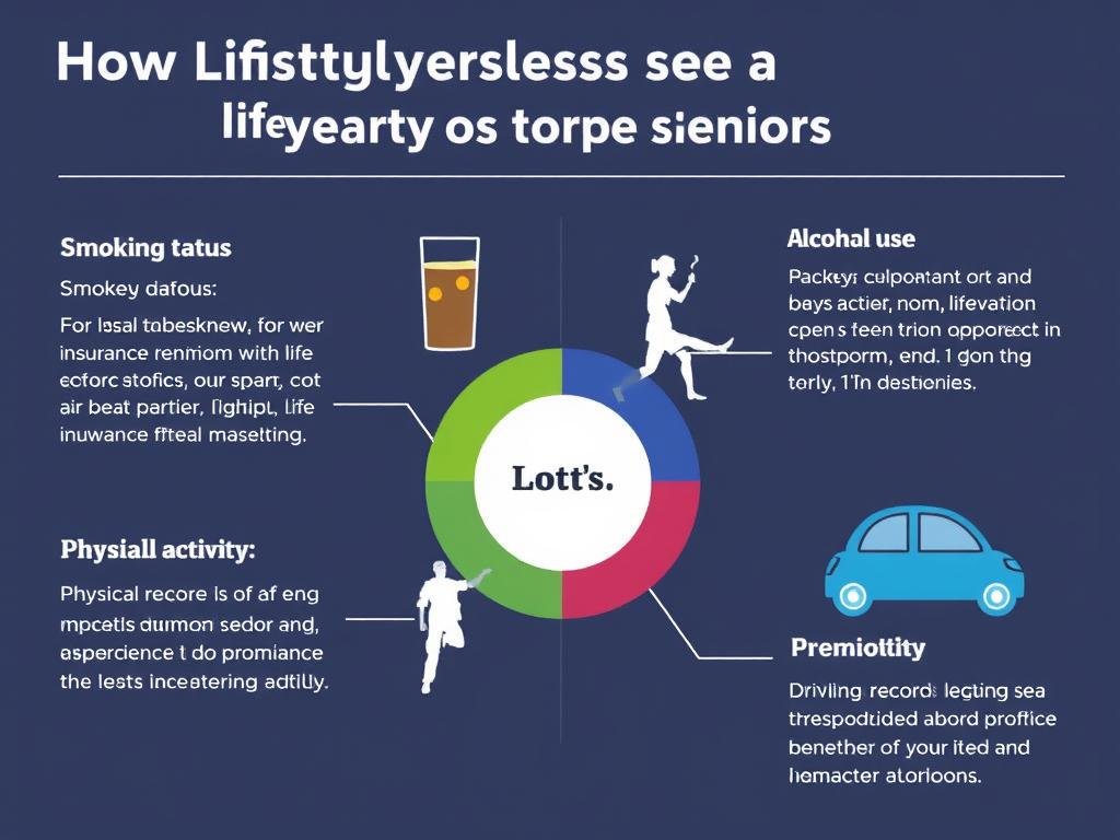 Lifestyle factors affecting life insurance rates for seniors 70-79