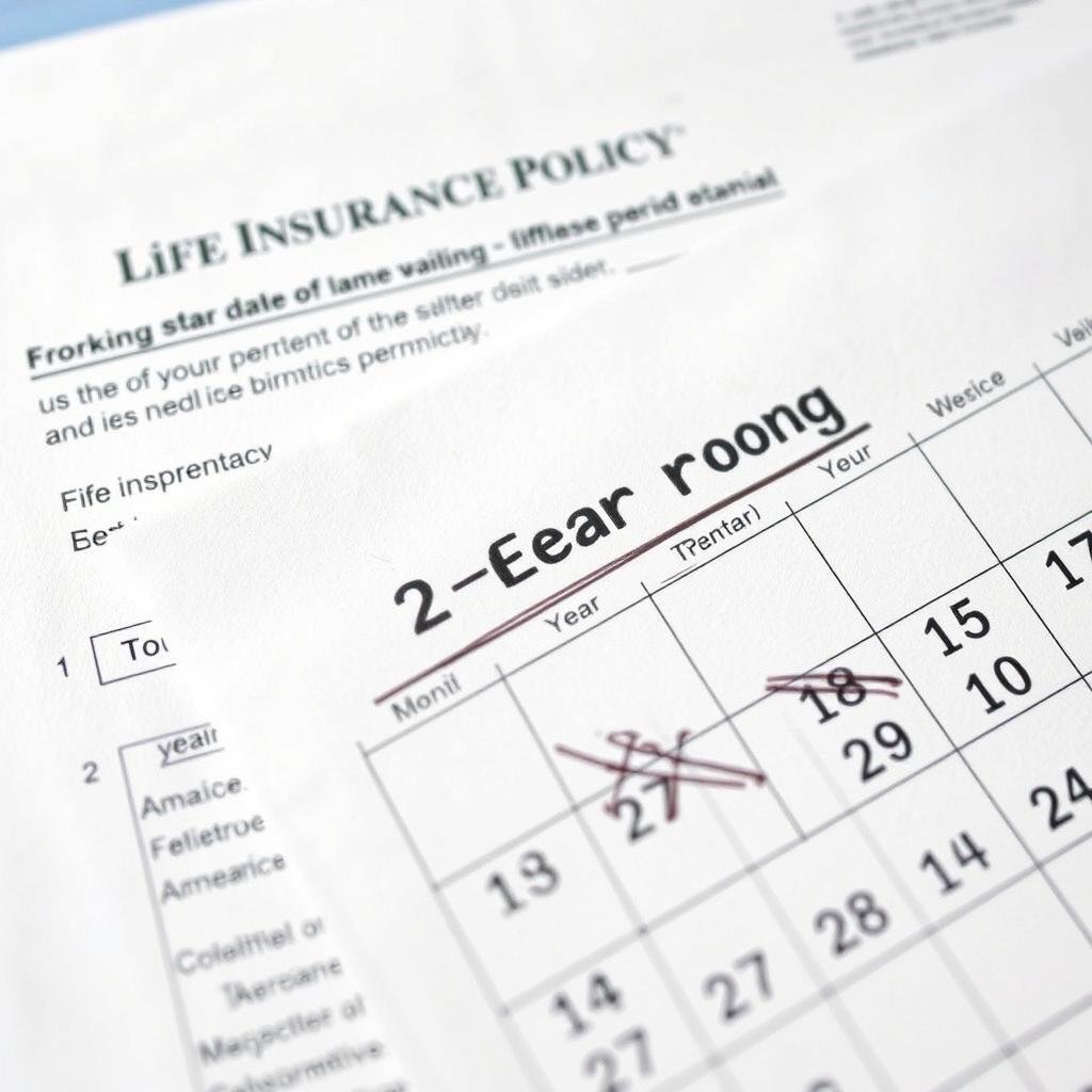 Waiting period calendar with insurance policy Waiting period calendar with insurance policy